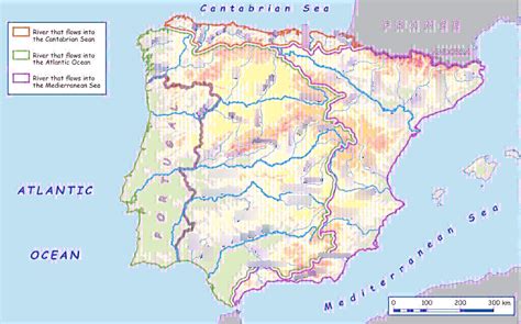 Spain main rivers Diagram Quizlet