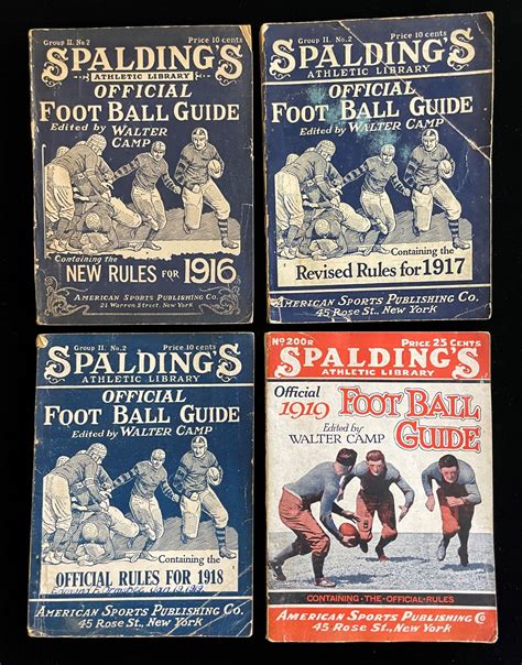 Spalding s official football guide for 1918. - Homme et le mystère du cosmos.