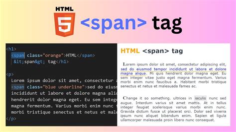 Span HTML How to Use the Span Tag with CSS WMK Tech