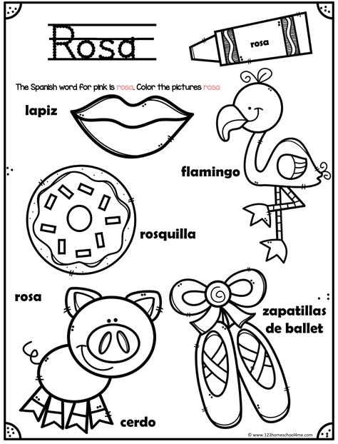 Spanish Coloring Sheets
