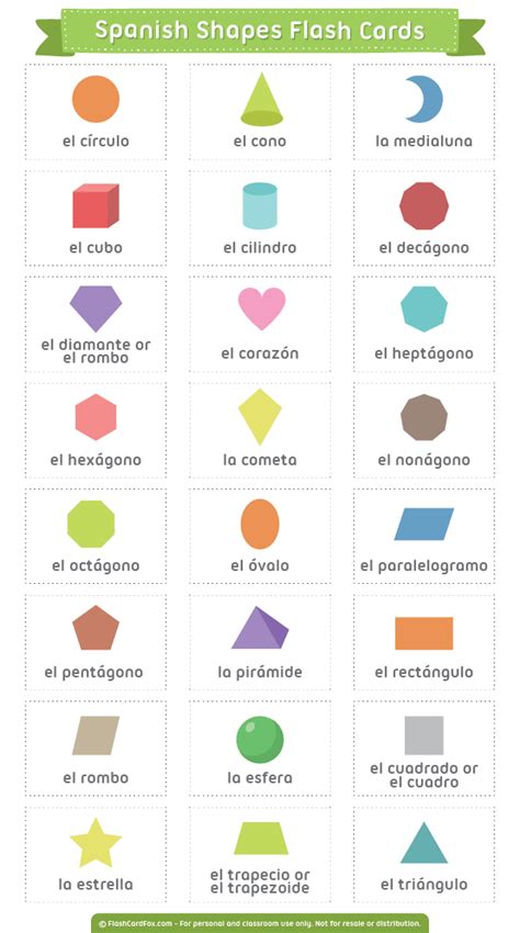 Spanish Colors and Shapes - ielanguages.com