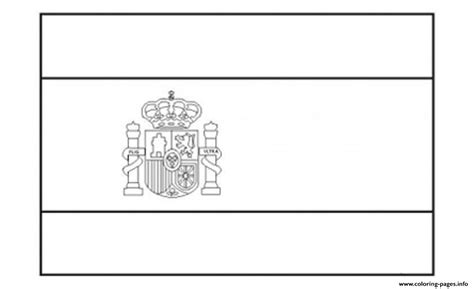 Spanish Flag Coloring Shee