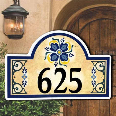 Spanish Style House Numbers