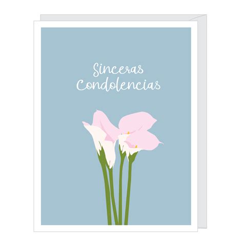 Spanish Sympathy Card