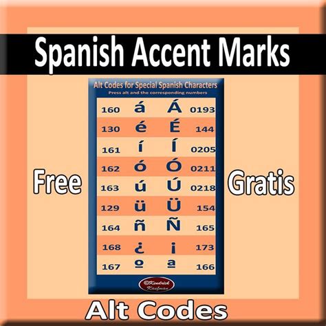 Press and hold on to one of your keyboard’s Alt Keys. As you hold down the Alt key, use the numeric keypad on the right to type the Spanish Accent Alt code (see table below for all the Alt Codes) Then release the alt key after typing the code. As soon as you let go of the Alt key, the Spanish symbol will appear.. 