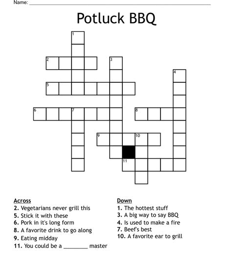 While searching our database we found 1 possible solution for the: Barbecue sites crossword clue. This crossword clue was last seen on April 27 2023 LA Times Crossword puzzle. The solution we have for Barbecue sites has a total of 5 letters. We have found 3 other crossword clues with the same answer. We have found 0 other crossword answers for ....
