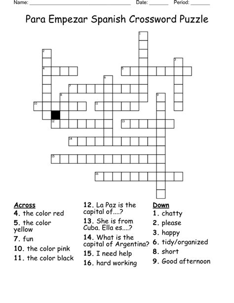 Spanish noble crossword clue. The previous entry starts with the letter S and ends with the letter N and has a total of 16 letters. The previous term is named SPANISH NOBLE TITLE. SPANISH NEWBORNS ( ID: 410.912) is the next entry besides SPANISH NOBLEMAN. Send a solution now . With this link you have the option to share multiple crossword puzzle … 