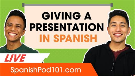 Spanish presentation