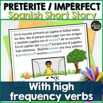 Spanish short story using preterite and imperfect