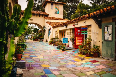 Spanish village art center in balboa park. 