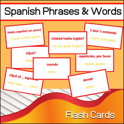 Read Online Spanish Phrases Flash Cards By Dr Joseph Levi