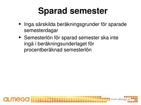 Sparad semester