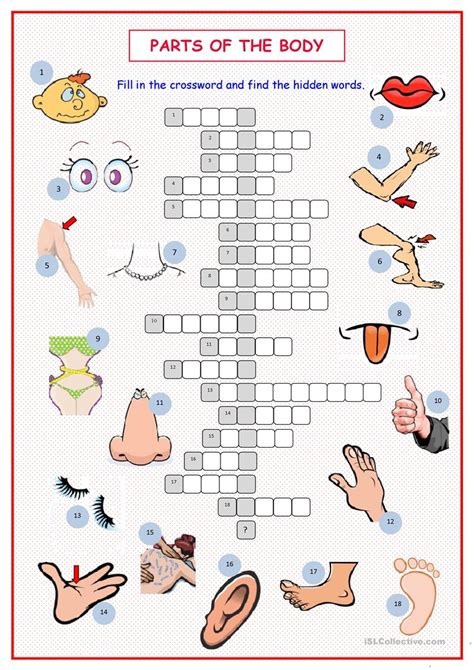 The Crossword Solver found 30 answers to "body parts", 6 letters crossword clue. The Crossword Solver finds answers to classic crosswords and cryptic crossword puzzles. Enter the length or pattern for better results. Click the answer to find similar crossword clues . Enter a Crossword Clue.. 