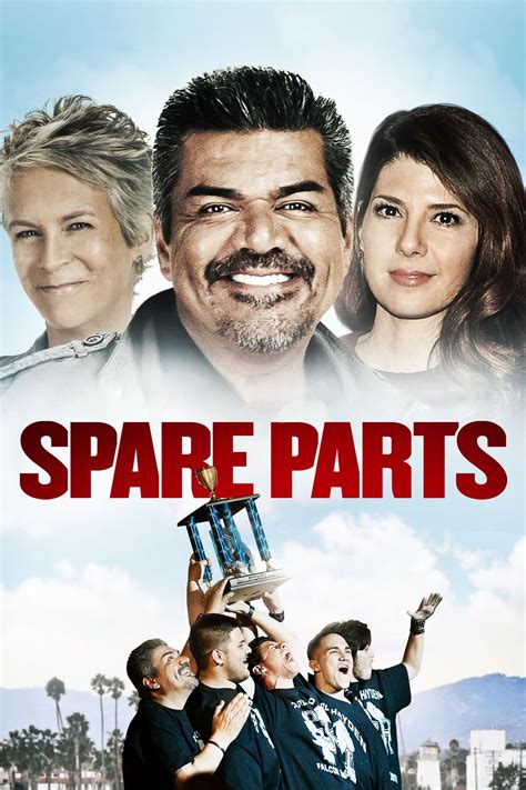 Spare Parts (movie, 2015) Spare Parts. With the help of their high school's newest teacher, four Hispanic students form a robotics club. Movie. Similar movies. Similar TV Series. Cast. Spare Parts (2015) - Full Cast & Crew. Actors and roles, crew of Spare Parts (2015). Who was filming and what role he played. Writer. Actor. Producer..