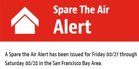 Spare the Air Alert issued for Friday in Bay Area