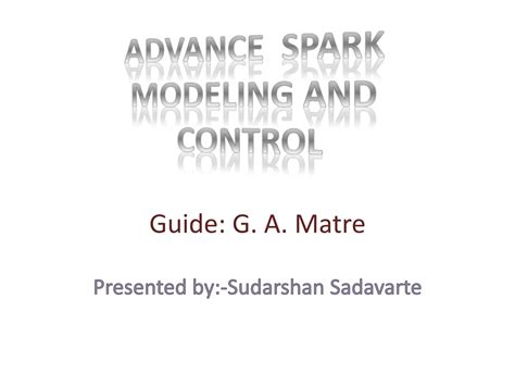 Spark advance meaning.  AI generated definition based on: Reference Module i...