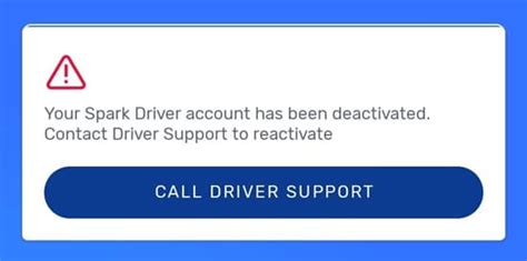 Spark driver account deactivated. 1. Contact Customer Support through the Spark Driver App. Within the Spark driver app, you can directly contact Spark’s driver support. Similarly, keep an eye out for SMS text messages from 32093. These messages contain important updates and information that Spark drivers need to know. 2. Visit the FAQ Help Page. 