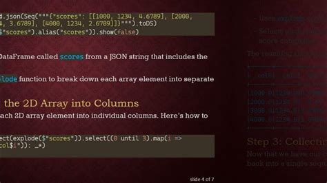 Spark scala column array size.  We’ll cover key functions, their Split...
