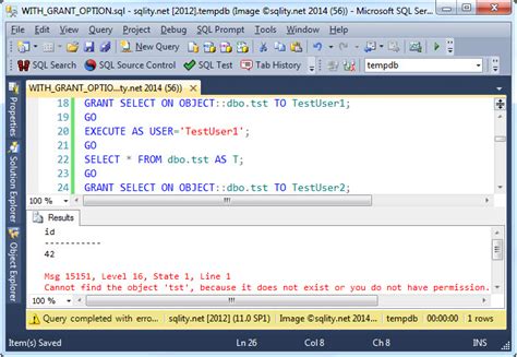 Spark sql grant access to table.  The grant option for a privilege can be removed while st...