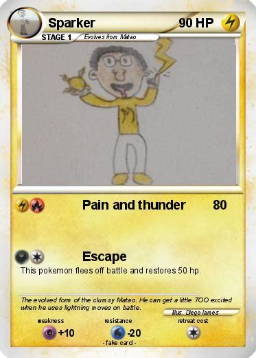 Sparker card. Pokemon Card VERY RARE, Pikachu Spark Basic Pokemon 50 HP, LV14, #25, 60/64. $400.00. or Best Offer. $5.80 shipping. Authenticity Guarantee. 