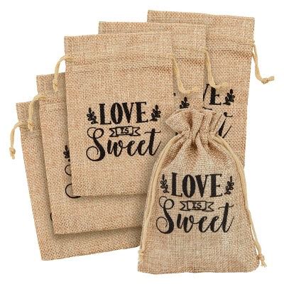 Sparkle And Bash 30 Pack Small Burlap Gift Bags With Drawstring …