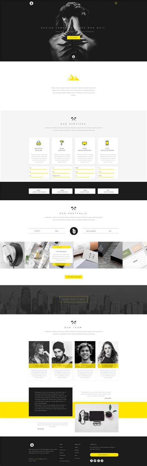 Sparkle Multipurpose Web Template Free PSD Zonic Design Download