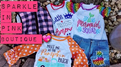 Sparkle in pink boutique. You're $ 150.00 away from Free Shipping! Shop Sparkle in Pink baby clothes! From cute dresses and rompers to adorable overalls, your baby is going to be the most fashionable on the block. Shop today! 