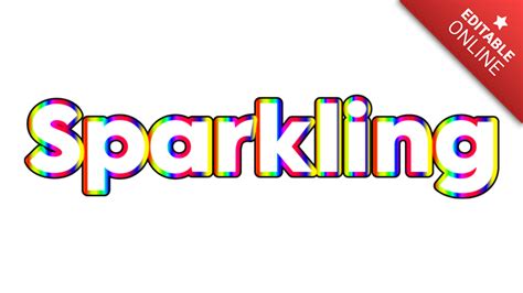 Sparkling GIO YT Text Effect Generator