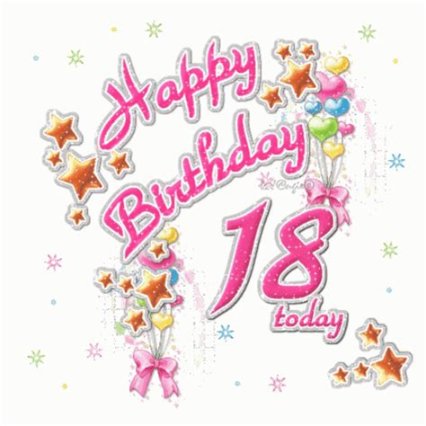 Sparkling happy 18th birthday gif. Back in Colombia, the minimum age to donate blood was 18 years old, coinciding with the minimum legal drinking age and attending bars. The excitement to party causes a lot of expectancy to everyone’s 18th-year-old birthday, and although I l... 