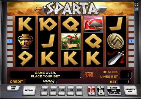 Sparta Slot Machine: Play Free Slot Game by Novomatic: No