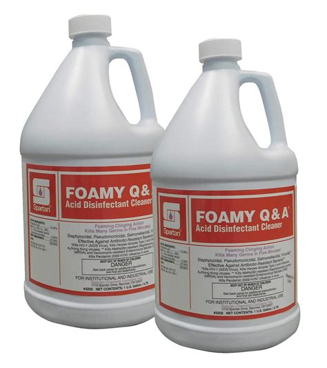 Spartan® Foamy Q&A® Acid Disinfectant Cleaner - S. Freedman