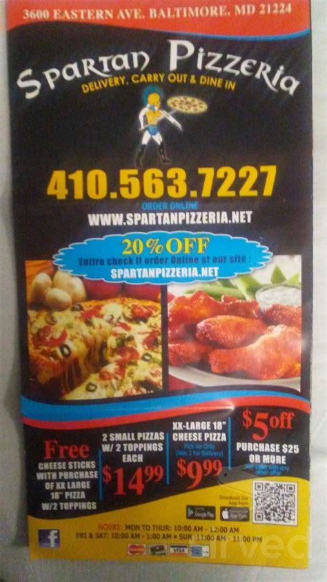 Spartan pizza. About the Business. Specializing in: - Bars - Pizza - Bar & Grills - Restaurants…. 