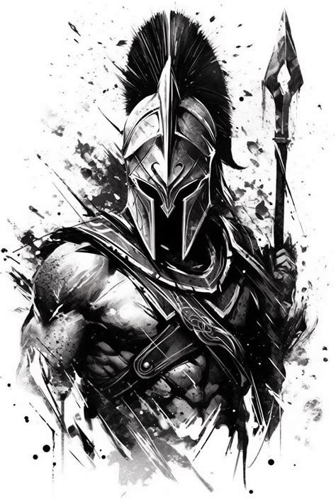 Spartan tattoo, Greek tattoos, Body art tattoos