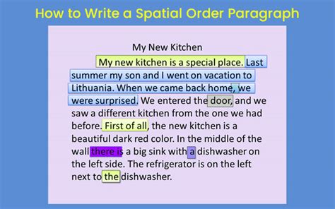 Spatial Order: Best Guide on How To Use It In Essay Writing