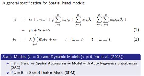 Spatial durbin model stata.  As the document says, it is estimated using Maximum Likeliho...