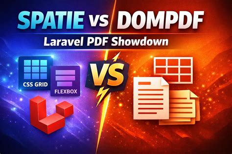 Spatie laravel pdf vs dompdf.  We have a tutorial using the DomPDF Perba...