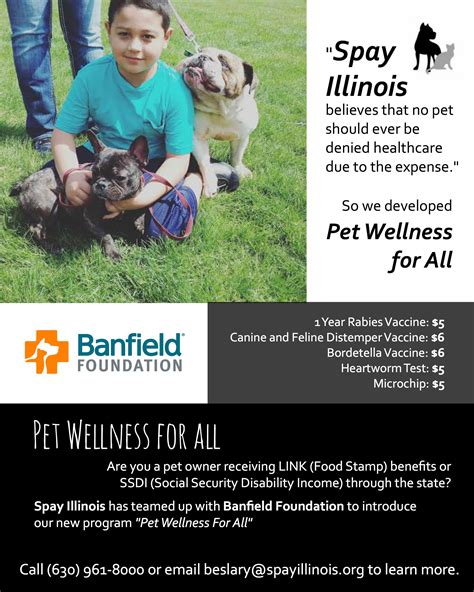 Spay illinois. Take advantage of our sales and specials on spay/neuter, vaccines, dentals, wellness and other veterinary services here in Lisle IL top of page. info@spayillinois.org. HAGA UNA CITA: 630-961-8000. ... NOTE- this is NOT a Spay Illinois Program! Please click the link for more info. LLAME AL (630) 961-8000 PARA MÁS INFORMACIÓN ... 