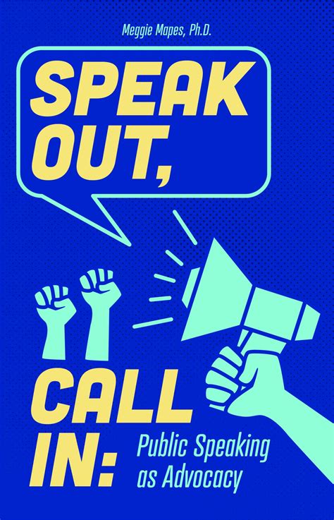 Speak out call in public speaking as advocacy. 11.1: The Importance of Delivery. While speaking has more formality than talking, it has less formality than reading. Speaking allows for flexibility, meaningful pauses, eye contact, small changes in word order, and vocal emphasis. Reading is a more or less exact replication of words on paper without the use of any nonverbal interpretation. 