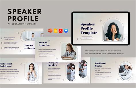 Speaker Bio PowerPoint and Google Slides Template Powerpoint