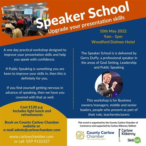 Speaker School - Carlow Chamber