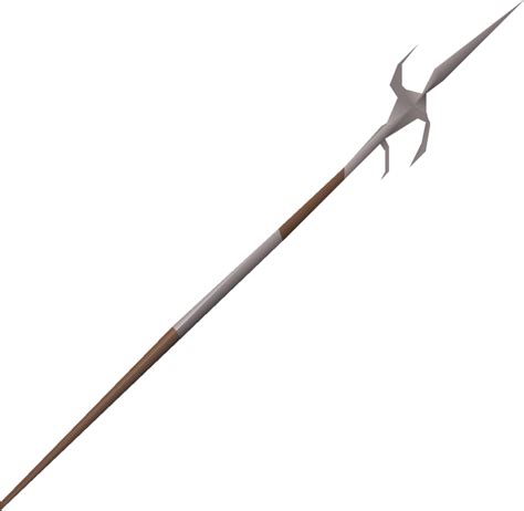Spear osrs. A barb-tail harpoon is a weapon obtained after successfully trapping a barb-tailed kebbit, which requires 33 Hunter to catch. It also can be used as a harpoon in Fishing. Its ability to be wielded makes it a more convenient option for fishers as it saves one inventory space. Attack bonuses. 