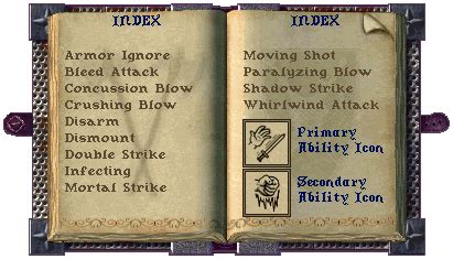 Special Moves - UOGuide, the Ultima Online Encyclopedia