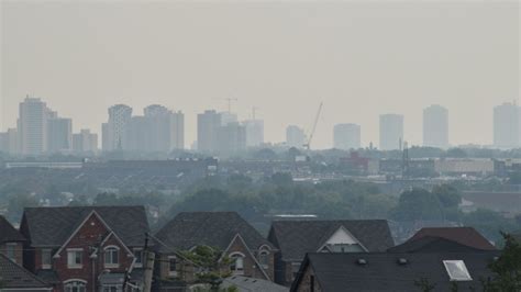 Special air quality statement issued for Toronto as wildfire smoke returns