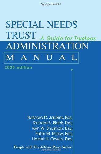 Special needs trust administration manual a guide for trustees. - Unterrichtet den respekt für alle umsetzungsleitfaden der unesco.