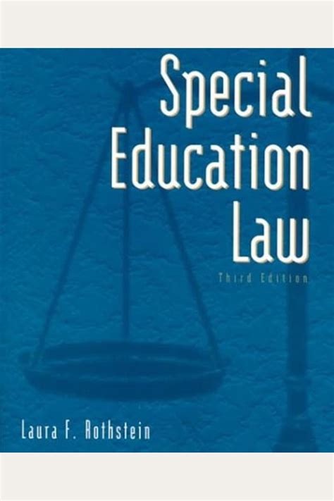 Read Online Special Education Law By Laura F Rothstein