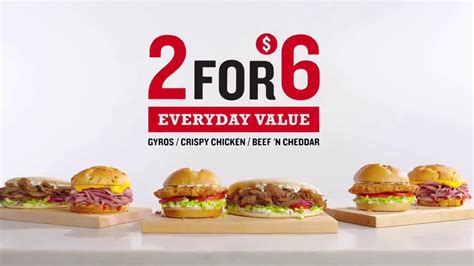 Specials at arby's. 50% Off. DEAL. 50% Off Any Sandwich On Next Order After Email Sign-up. 19 uses today. Get Deal. See Details. Deal. DEAL. Exclusive Special Offers with Arby's Email Sign-Up. 5 uses today. Get Deal. See Details. Free. Shipping. DEAL. Arby's Delivered + Unlimited free delivery through Grubhub+. 3 uses today. Get Deal. See Details. 