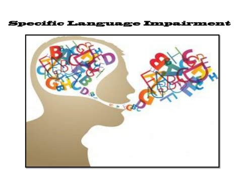 Specific language impairment. Specific language impairment (SLI) refers to difficulties that are particular to language only. Difficulties can occur with either comprehension or verbal expression or both. Children who have specific language impairment may differ in severity and symptoms as Specific language impairment is a broad term used to describe lots of difficulties ... 