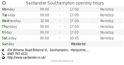 Specsavers in Southampton Bitterne, Opening Times