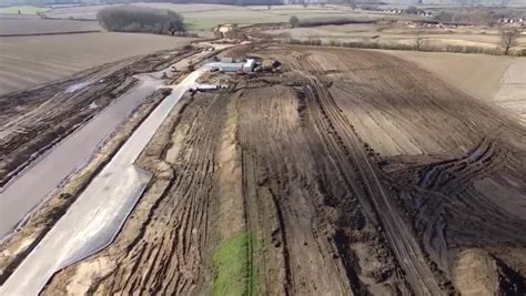 Spectacular footage shows progress on vital Towcester Relief Road