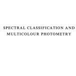 Spectral Classification And Multicolor Photometry
